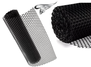 Chicken Wire Alternative 87cm PE Chicken Plastic Net <strong>Mesh</strong> 2mm Thick HDPE Rigid <strong>Garden</strong> Supplies Universal for Poultry 50m Length - Product Image 3