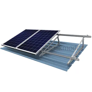 Alüminyum üçgen düz çatı güneş montaj sistemi