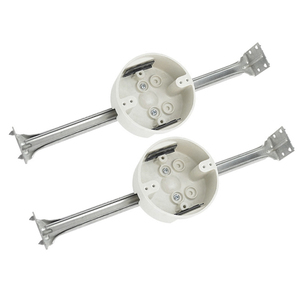 USLINSKY FG06N Elektrische Deckenbox 16"-24" Verstellbarer Stangenhalter 50 lbs Tragfähigkeit Vorinstallierte Schnellklemmen - Product Image 1