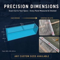 Aquarium en acrylique épais sur mesure Grandview, découpe CNC, haute transmission lumineuse, garantie 30 ans pour hôtel, aquarium public