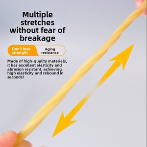 Tuyau en <span class=keywords><strong>caoutchouc</strong></span> latex jaune, <span class=keywords><strong>bande</strong></span> élastique, corde extensible, tuyau de condenseur, haute élasticité, température de fonctionnement -10~90 - Product Image 1