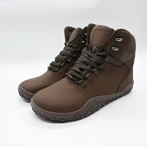 Botas Chukka para hombre, Botines de cuero de microfibra para hombre, calzado clásico informal de estilo Oxford