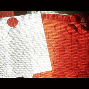 Cường độ cao lăng trụ phản chiếu Vinyl sticker tròn và khả năng hiển thị cao cho các mục tiêu an toàn - Product Image 3