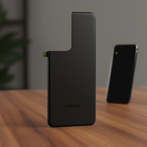 Cover Posteriore Nera di Ricambio per Samsung Galaxy S21 Ultra 5G in Materiale ABS - Product Image 3