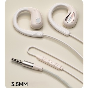 Auriculares con Clip para la Oreja, Cableados, Tipo C de 3.5mm, Diseño Abierto, No Intraaurales, Cómodos, Audio Estéreo, Micrófono, Control de Volumen, Uso Diario - Product Image 5
