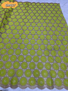 Encaje Stones 2023 Nuevo Diseño con Alto Volumen de Ventas, Encaje Bordado Nigeriano al por Mayor de China con <span class=keywords><strong>Agujeros</strong></span> - Product Image 2