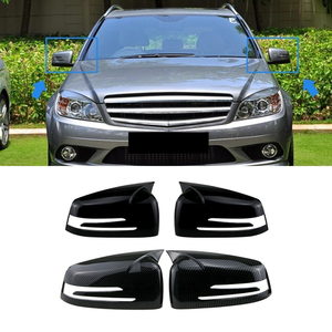 Coques de protection pour rétroviseurs de voiture, capuchons de rétroviseurs pour Mercedes Benz W204 W221 C200, kit carrosserie, accessoires auto - Product Image 2