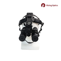 Gen2+/3 Teropong Penglihatan Malam PVS31 Resolusi Tinggi FOM1400+ IP67 Inframerah Fosfor Putih/Hijau 1x