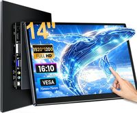 Ce moniteur tactile de 14 pouces est équipé de deux haut-parleurs stéréo intégrés pour une expérience audio immersive. VGA, DVI et HDMI VESA