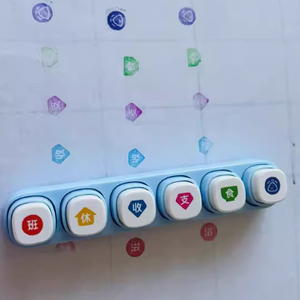 <span class=keywords><strong>Tampon</strong></span> encreur <span class=keywords><strong>personnalisé</strong></span> à six boutons, motif dessin animé mignon, <span class=keywords><strong>tampon</strong></span> auto-encreur classique pour livres, idéal pour les écoles et les archives - Product Image 4