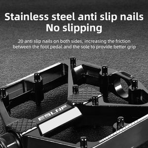 Pedal de <span class=keywords><strong>bicicleta</strong></span> ultraligero ESLNF, Pedal de <span class=keywords><strong>bicicleta</strong></span> de <span class=keywords><strong>montaña</strong></span> de aleación de aluminio, Pedal de eje de acero al cromo-molibdeno - Product Image 5