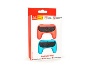 Cómodos Grips Inalámbricos ABS Rojos y Azules para 2 Controles <span class=keywords><strong>Joy</strong></span>-<span class=keywords><strong>Con</strong></span>, Accesorios para Mejorar la Experiencia de Juego - Product Image 5