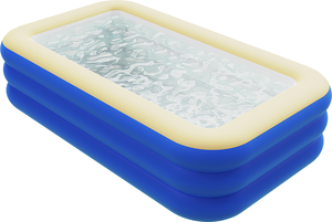 Piscine gonflable à motif de dessin animé, grande piscine gonflable en PVC pour la famille, piscines pour bébés, baignoire d'été intérieure et extérieure - Product Image 6