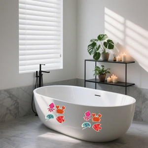 Xuri stampa personalizzata vasca <span class=keywords><strong>da</strong></span> bagno antiscivolo adesivi di sicurezza per doccia passi adesivi <span class=keywords><strong>applique</strong></span> per bagno vasche pareti - Product Image 6