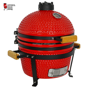SEB KAMADO Fabricant de barbecue en céramique de 16 pouces, barbecue en céramique pour le camping en plein air - Product Image 1