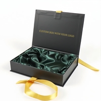 Boîte cadeau personnalisée avec ruban magnétique et pelliculage mat, faible MOQ, éponge recyclée avec doublure en satin, pour emballage de bougies et flacons de parfum