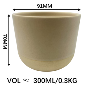 Tasses à café japonaises rétro en poterie rustique émaillée, style Japandi, pour la décoration de la table basse du salon, en céramique - Product Image 4