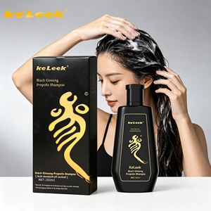 Keleek Black Ginseng Propolis Anti-Dandruff Oil Control <strong>Shampoo</strong> 260ml Deep Clean Scalp Refreshing Removal Relieve Itching - Product Image 2