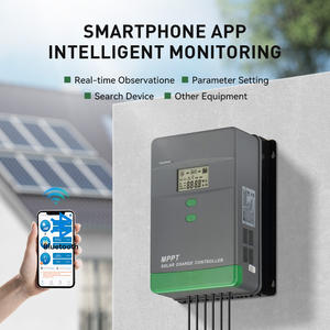 Controlador de Carga <span class=keywords><strong>Solar</strong></span> Inteligente MPPT de 60A, Automático, 12V 24V, Pantalla LCD, Potencia Máxima de PV de 1560W para Sistema de Energía <span class=keywords><strong>Solar</strong></span> - Product Image 6