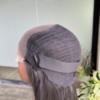 Perruque en cheveux humains vietnamiens lisses de 30 pouces, transparente 6x6, vente en gros # Perruques noires naturelles en dentelle 1B