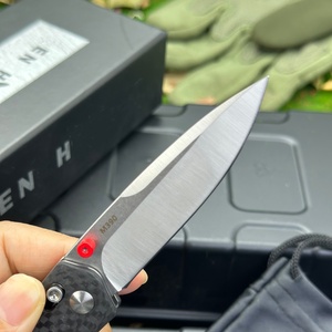 Cuchillo Plegable de Defensa Personal BM485 con Mango de Fibra de Carbono y Hoja de Acero M390, Punta de Lanza, Grosor de 0.3mm - Cuchillo de Camping OEM - Product Image 3