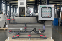 Machine de dosage automatique industrielle pour l'alimentation en floculant et coagulant