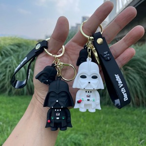 Promozione 3D PVC cartone animato Anime portachiavi creativo zaino scuola ciondolo studenti stella nero cavaliere portachiavi - Product Image 3