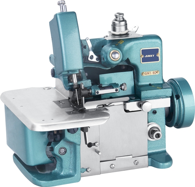 JUKKY GN1-6D High-Speed Medium-Speed Household Overlock Sewing Machine Easy to Operate Automatic Mini Electric Sewing Machine