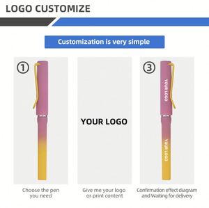 Bolígrafo de Gel de Plástico de Gran Capacidad de 0.5 mm, Tinta Azul y Negra, Bolígrafo Promocional para Firmas con Logotipo Personalizado - Product Image 6