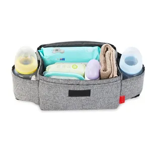 Custom Stroller Organizer Travel Bag Diaper Bags Universal Waterproof Lightweight Mummy Baby
