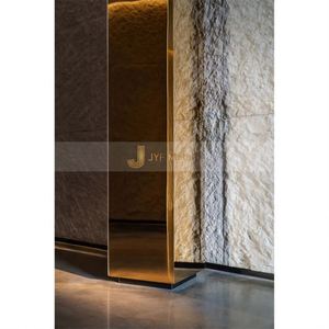 LL173 Lámina de Acero Inoxidable 304 con Recubrimiento PVD, Chapada en Oro 8K, para Decoración de Paredes y Techos, Plegable y Cortable - Product Image 6