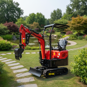 Nuovo <span class=keywords><strong>Mini</strong></span> Escavatore HT10E da 1 Tonnellata, Alta Qualità, Comando a Doppia Leva, Piccolo Escavatore a Basso Prezzo - Product Image 3