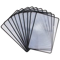 Loupe de page flexible 180x120, loupe plate 3X, feuille de loupe en PVC pour usage au bureau et à l'école
