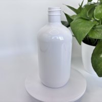 Bouteille en plastique PET de 500 ml personnalisable en gros, opaque, étanche, finition lisse