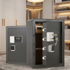 Large Security Safe <b>Lock</b> <b>Box</b> Safe <b>Box</b> Fireproof Safety Deposit <b>Box</b> - Product Image 1