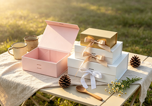 Multi-color Eco-Friendly High-End Foldable Magnetic Gift Boxes Four-Color Printing Made Thick Rigid Cardboard Integrated Box - Product Image 5