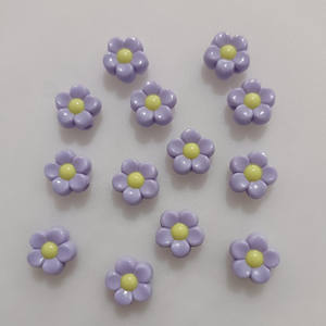 Perles colorées en acrylique en forme de tournesol à cinq pétales, faites à la main, pour bracelets, colliers et coques de téléphone – Prix usine - Product Image 2