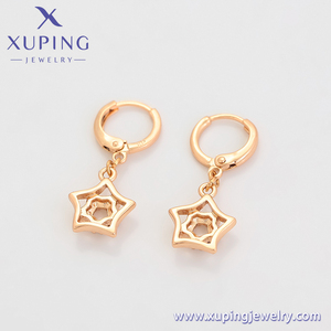 X000769839 XUPING joyería nueva moda personalidad estrella diseño 18K color lindo lujo romántico mujeres diario circón pendientes - Product Image 3