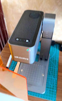 C1 10W Machine de gravure Laser entièrement automatique APP contrôle Surface incurvée avec axe de Rotation pour bois papier cuir