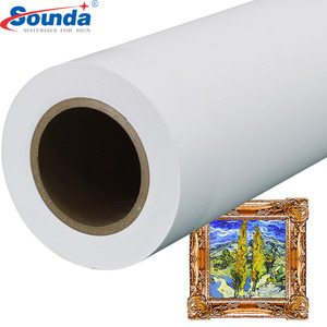 Bán Sỉ Cuộn Vải <span class=keywords><strong>Canvas</strong></span> Nghệ Thuật In Phun Vải <span class=keywords><strong>Cotton</strong></span> Polyester Chống Thấm Nước Dung Môi Sinh Thái Kích Cỡ Tùy Chỉnh Chất Lượng Cao - Product Image 4