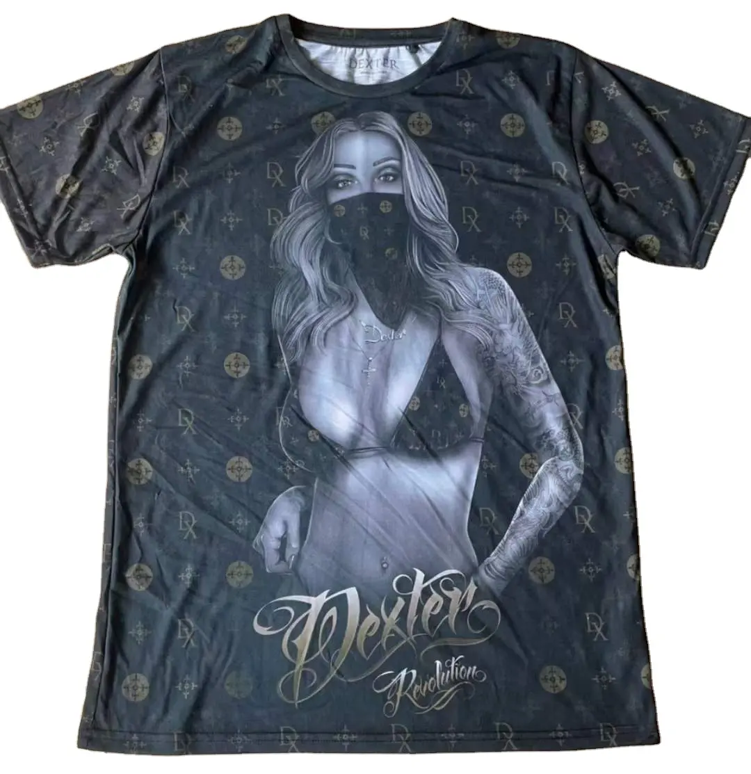 מקורי חדש לגמרי עודף הצפת הלבשה מוכן המניה ספק בגד נשים גברים כל מעל אופי Grafic הדפסת Tshirts