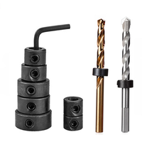 Perceuse pour travail du bois, localisateur de profondeur, colliers de butée positionnement de bagues 3-12mm 1 pièce