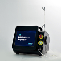 Élimination des varices vasculaires endoveineuses, traitement vasculaire 980nm 1470nm, machine à laser diode EVLT