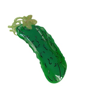 Phụ Nữ Lớn Kẹp Tóc Phụ Kiện Cô Gái Acetate Trái Cây Rau Thực Phẩm Lớn Dưa Chuột Ngô Claw Clip Cho Tóc Dày - Product Image 6