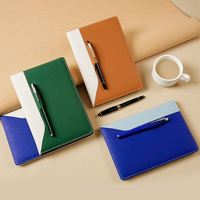 Juego de Regalo de Cuaderno de Oficina Promocional de 5 Piezas de Cuero PU A5 con Logotipo Personalizado Mairun, Agenda, Bolígrafo, Regalo de Navidad OEM para Empresas
