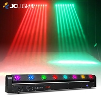 Barre LED 8x10W Barre de faisceau LED mobile RGBW 4in1 Barre de faisceau Rgbw à 8 yeux Led Lyre Disco Eclairage de scène