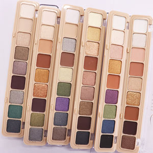 2025 Palette <span class=keywords><strong>di</strong></span> ombretti rettangolari a 9 colori luminosi impermeabili a lunga durata in polvere luccicante per <span class=keywords><strong>occhi</strong></span> lucidi scuri opachi - Product Image 4