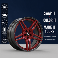 Jantes forgées 2 pièces 18-24 pouces à déport profond multi-rayons 5x112 5x114.3 5x120 pour BMW M3 Audi RS4