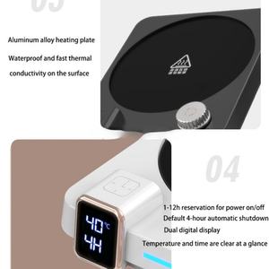 40-80 ℃   Calentador de Bebidas Automático con Termostato para el Hogar y la Oficina, Apto para Café/Té/Leche Caliente - Product Image 6