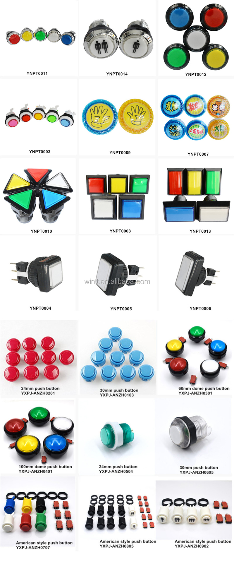 Nút Điều Khiển Và Nút Bắn Thanh Toán Cho Cả Hai Nút Trò Chơi Câu Cá Arcade